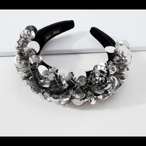 Silver Sequin Headband $15 NEW